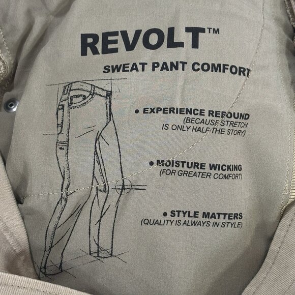 Kuhl Revolt Pants Mens 32x32 Beige Slim Outdoor Hiking Wicking Casual Gorpcore - Picture 14 of 16